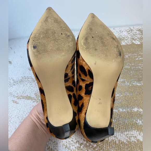 TALBOTS Leopard Print Calf Hair Heels | Size 7.5 AA - Picture 11 of 12